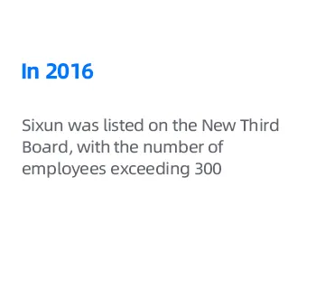 SIXUN Milestone 2016