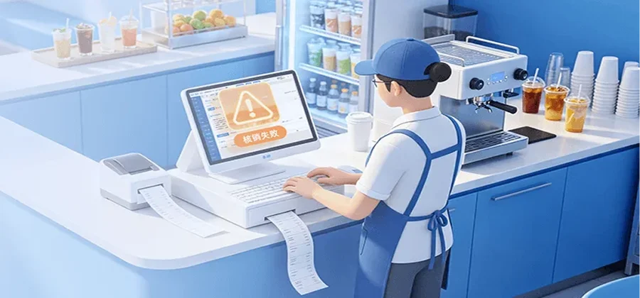 聚合外卖核销异常实时预警自动拦截重复核销过期券异常券码减少损失功能示意图