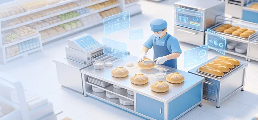 食品生产加工工艺工序管理烘焙熟食面点标准化模板功能示意图