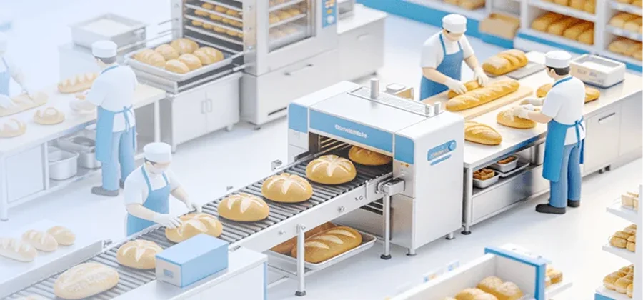 食品生产加工班组分工智能排产标准化生产任务功能示意图