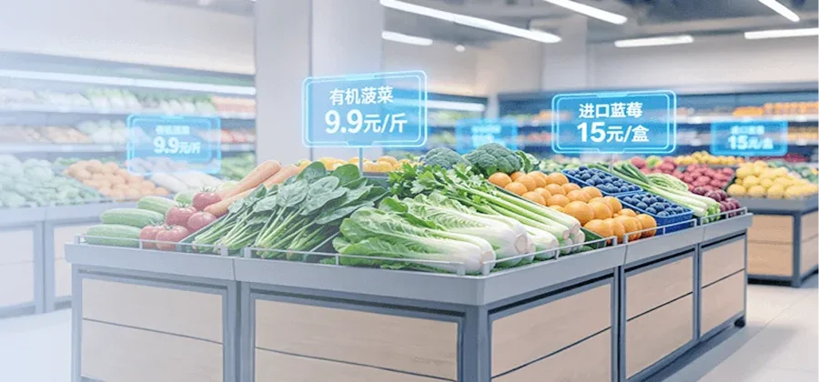 思迅eShop小象全秤自动互联传称总部一键下发调价门店PC秤实时同步功能示意图