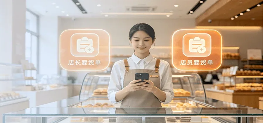 移动分拣门店多时段灵活提报店长店员手机随时提交要货单缩短操作流程功能示意图