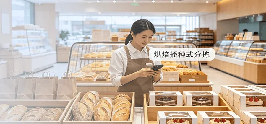 移动分拣同款货品集中分拣分拨一屏展示多家门店同品类配货简化流程功能示意图