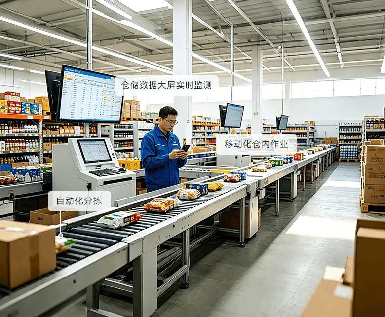 美妆日用超市线上小程序社群零售经营场景示意图