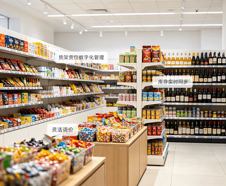 高端精品进口超市进口生鲜有机食材经营场景示意图