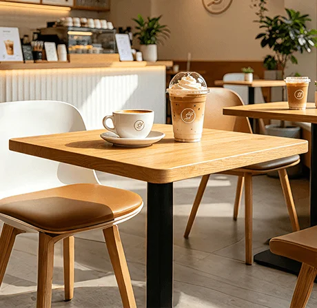 奶茶咖啡外卖聚合经营场景示意图：展示多平台订单统一管理与库存同步
